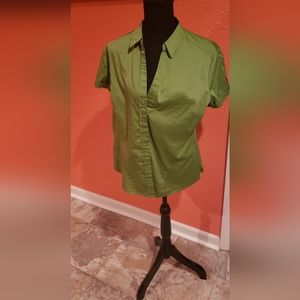 Women's button down top, size L